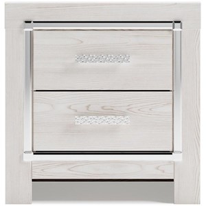 Signature Design by Ashley Altyra B2640-92 Two Drawer Night Stand (Nightstands - 2 Drawers)