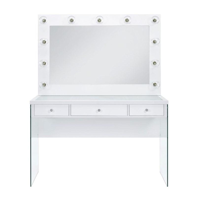 Elements International Jacey CVJZ700VB/VM Vanity Set - White