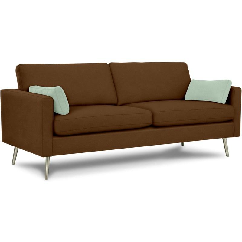 Canapé fixe Trafton en cuir et aspect cuir (Trafton S10ELU) image 1