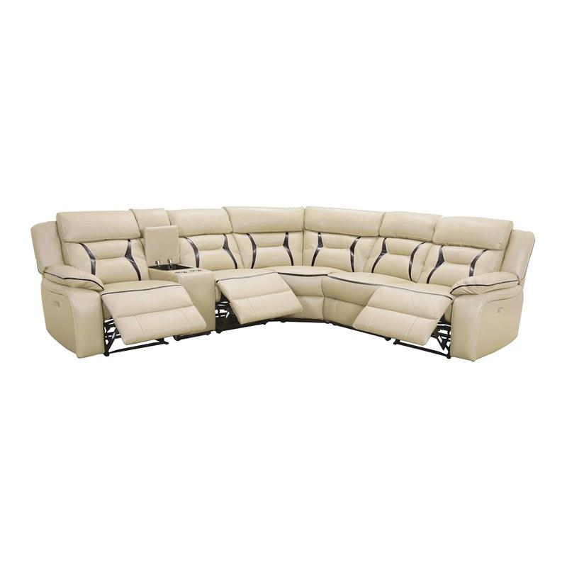 Large Picture of Homelegance Amite 8229*6PW 6 pc Modular Power Reclining Sectional