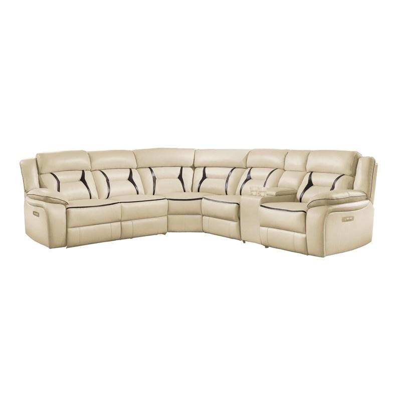 Large Picture of Homelegance Amite 8229*6PW 6 pc Modular Power Reclining Sectional