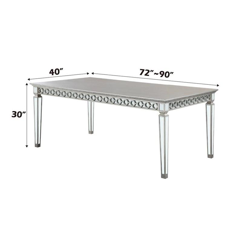 Large Picture of Acme Furniture Varian 66160 Dining Table (90