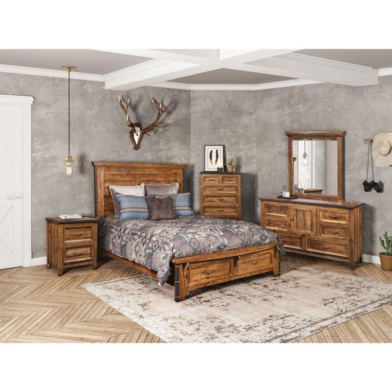 Large Picture of Horizon Home Furniture Urban Rustic H4365-310 Dresser - Brown