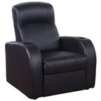 Coaster Furniture Cyrus 600001-S4B 4 pc Home Theater Seating
