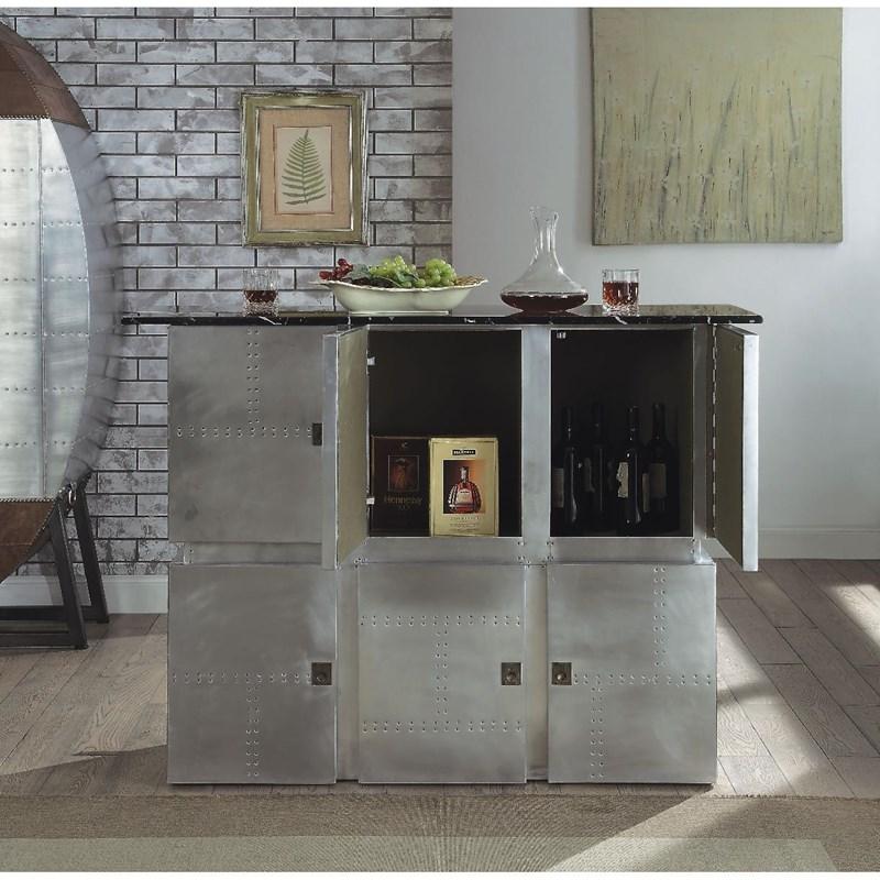 Acme Furniture Brancaster 70450 Bar Table with Marble Top