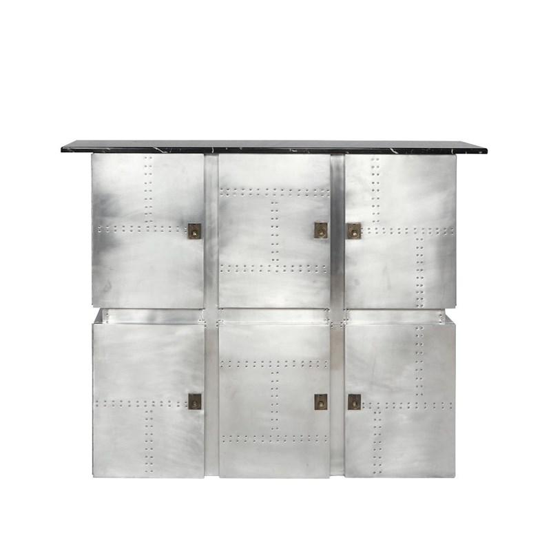 Large Picture of Acme Furniture Brancaster 70450 Bar Table with Marble Top