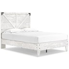 Signature Design by Ashley Shawburn EB4121B2 Full Crossbuck Panel Platform Bed