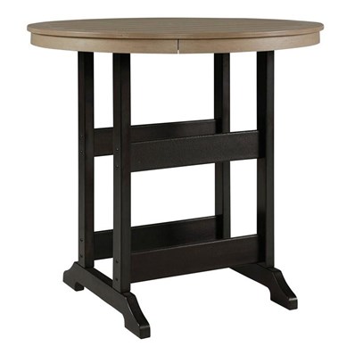 Signature Design by Ashley Fairen Trail P211-613 Round Bar Table with Umbrella Option