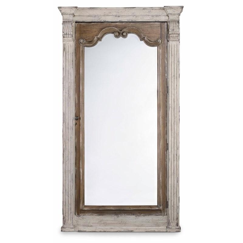 Hooker Furniture 5351-50003 Chatelet Floor Mirror withJewelry Armoire Storage