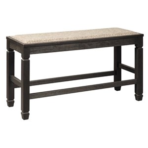 Signature Design by Ashley Tyler Creek D736-09 Double Counter Upholstered Bench (Dining Seating - Benches)