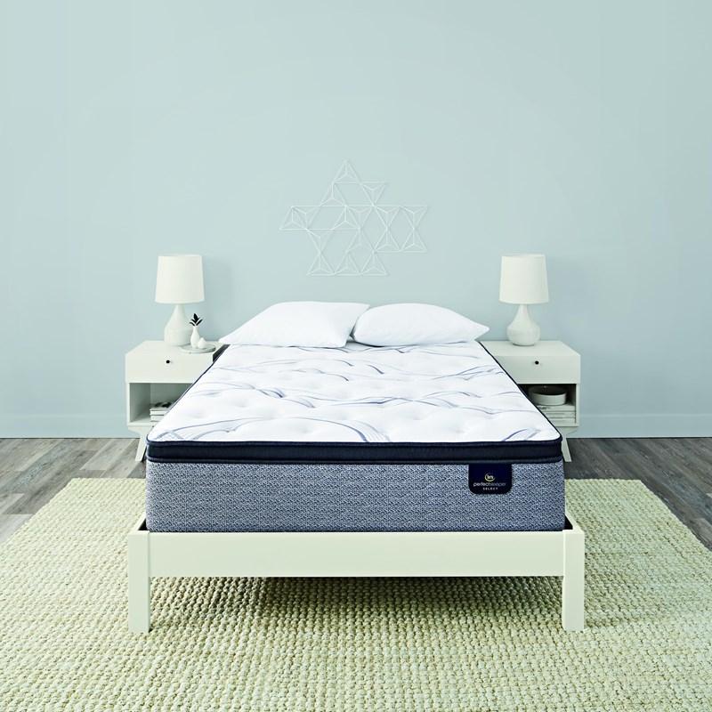 Large Picture of Serta Trelleburg II Plush Pillow Top Mattress Set (King)