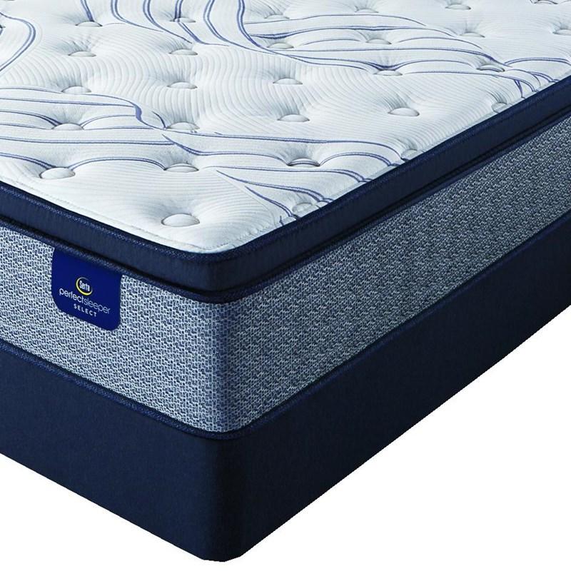 Large Picture of Serta Kleinmon II Firm Pillow Top Mattress Set (Twin XL)