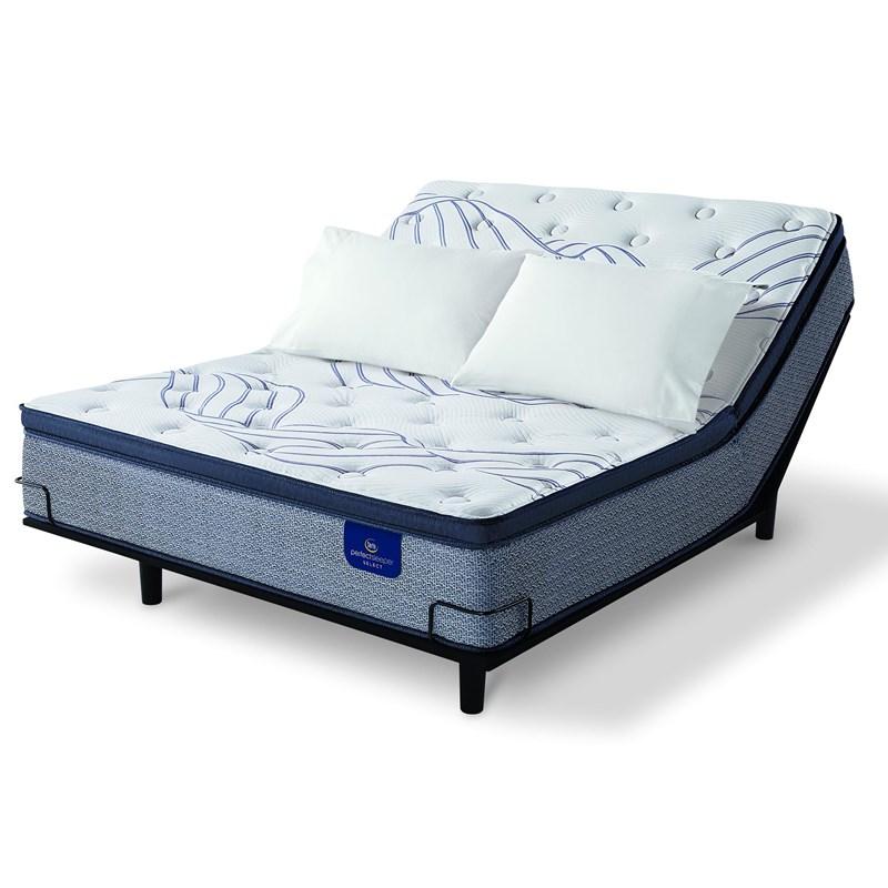 Large Picture of Serta Kleinmon II Firm Pillow Top Mattress Set (Twin XL)