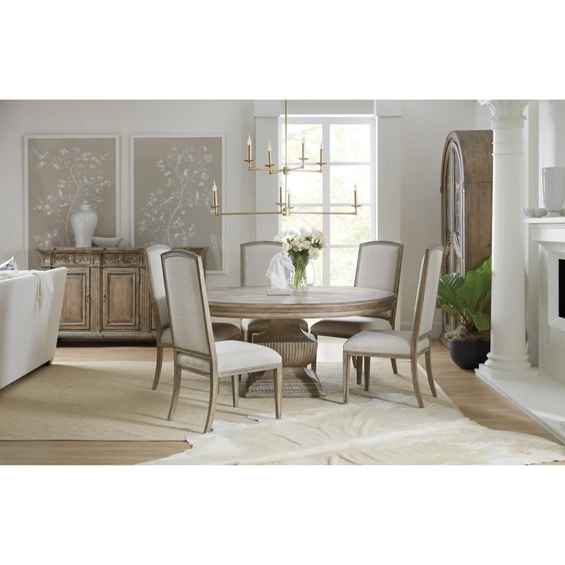 Large Picture of Hooker Furniture 5878-75213-80 Castella 72in Round Urn Table