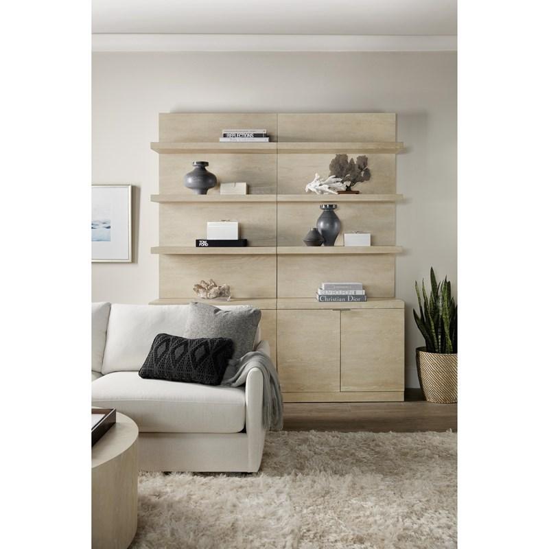 Large Picture of Hooker Furniture 6120-10443-80 Cascade Bookcase Base and Hutch