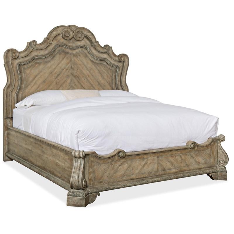 Hooker Furniture 5878-90266-80 Castella King Panel Bed