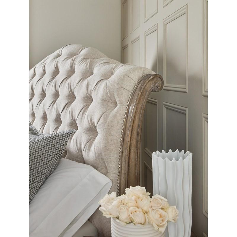 Large Picture of Hooker Furniture 5878-90566-80 Castella King Tufted Bed