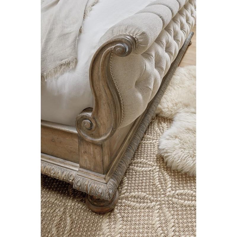 Large Picture of Hooker Furniture 5878-90566-80 Castella King Tufted Bed