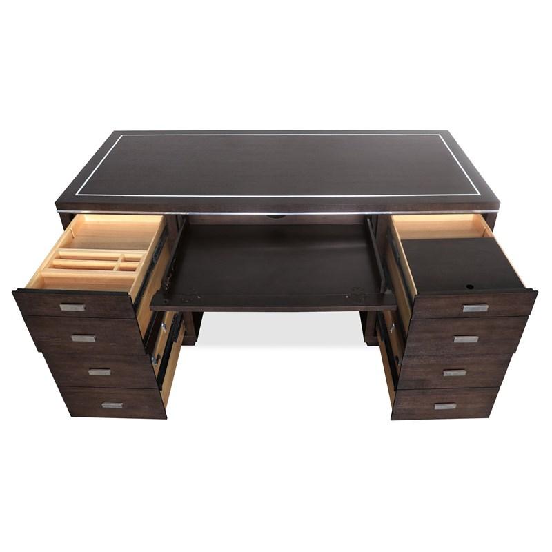 Large Picture of Hooker Furniture 5892-10660-85 House Blend Junior Executive Desk