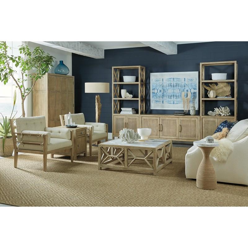 Large Picture of Hooker Furniture 6015-55443-80 Surfrider Entertainment Pier