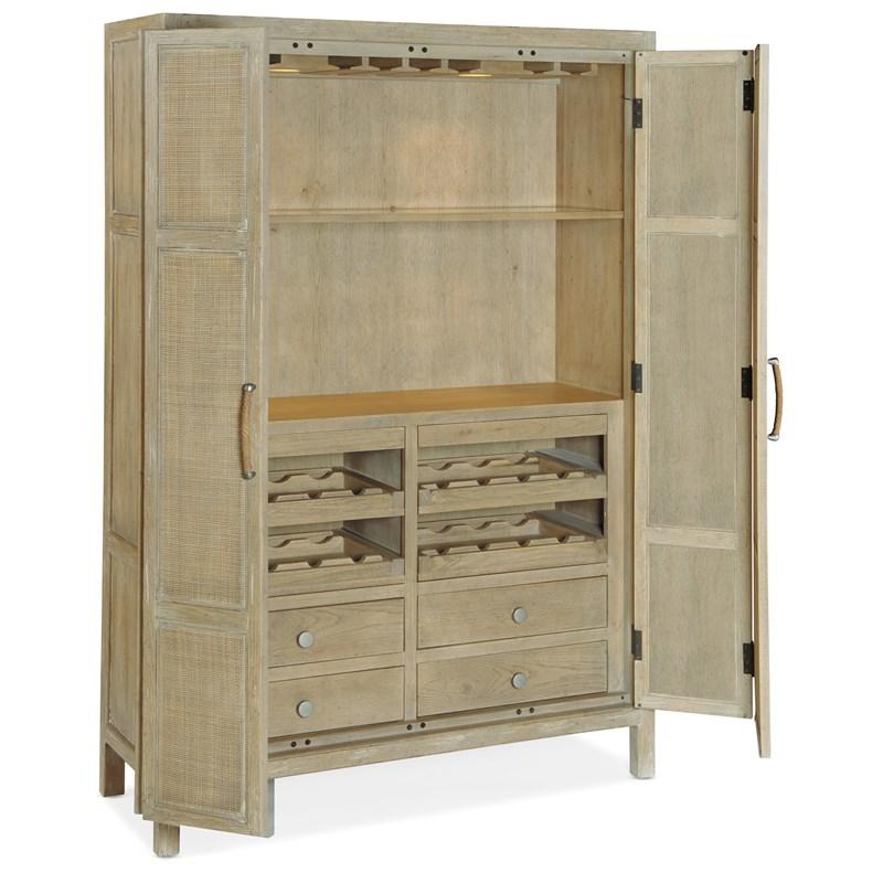 Large Picture of Hooker Furniture 6015-75160-80 Surfrider Bar Cabinet