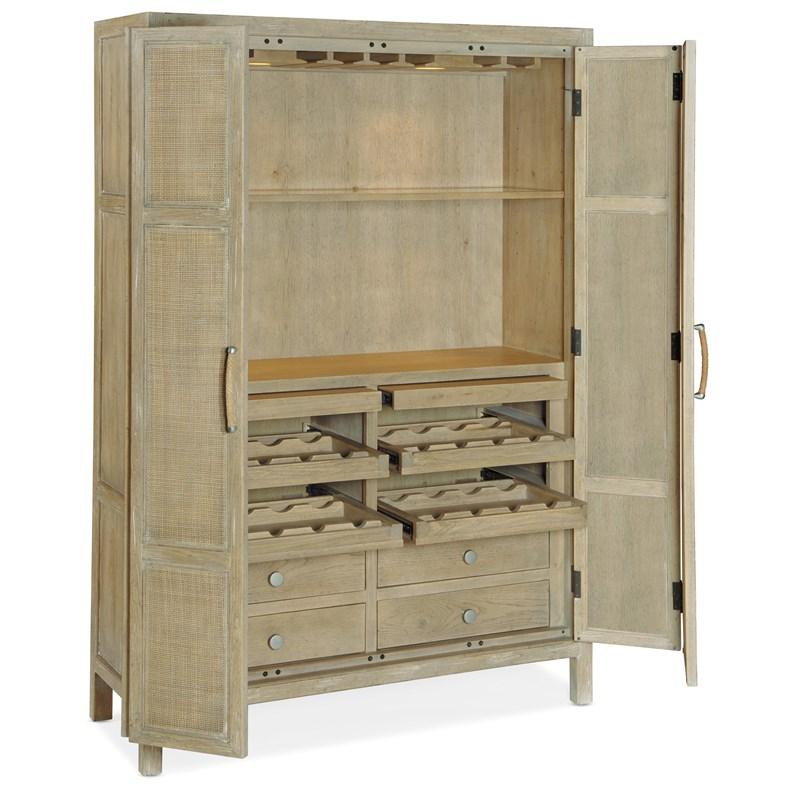 Large Picture of Hooker Furniture 6015-75160-80 Surfrider Bar Cabinet