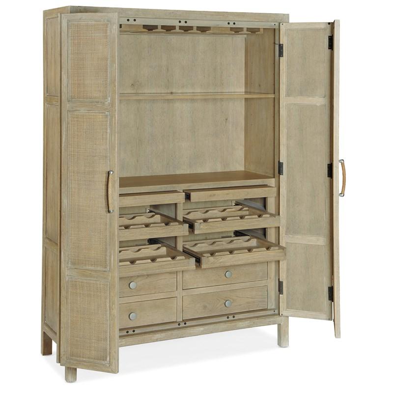 Large Picture of Hooker Furniture 6015-75160-80 Surfrider Bar Cabinet