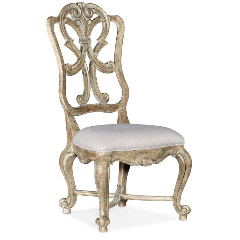 Hooker Furniture 5878-75411-80 Castella Wood Back Side Chair