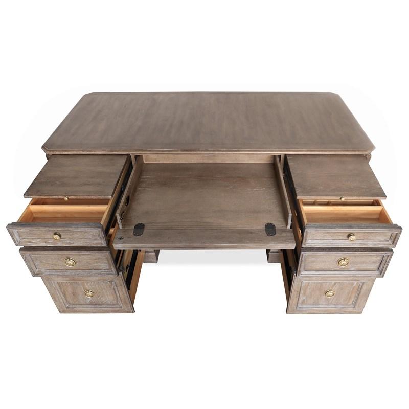 Large Picture of Hooker Furniture 5981-10660-80 Sutter Junior Executive Desk