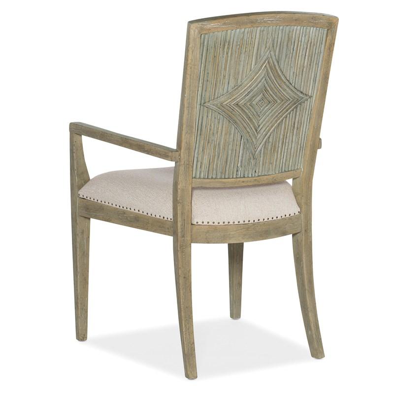 Large Picture of Hooker Furniture 6015-75401-80 Surfrider Carved Back Arm Chair