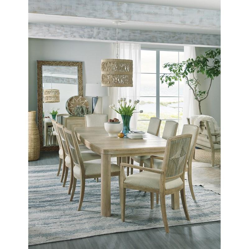 Large Picture of Hooker Furniture 6015-75401-80 Surfrider Carved Back Arm Chair