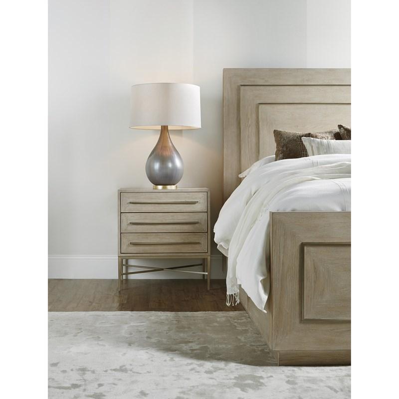 Large Picture of Hooker Furniture 6120-90115-80 Cascade Three-Drawer Nightstand