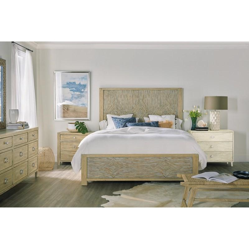 Large Picture of Hooker Furniture 6015-90016-80 Surfrider Three-Drawer Nightstand