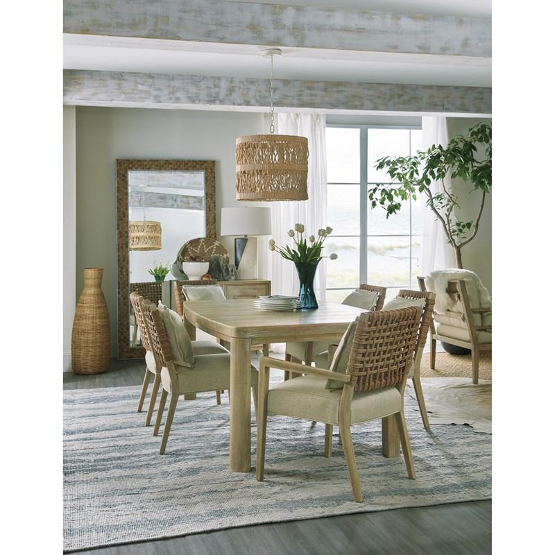 Large Picture of Hooker Furniture 6015-75301-80 Surfrider Woven Back Arm Chair