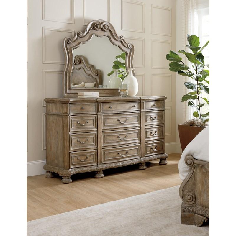Large Picture of Hooker Furniture 5878-90002-80 Castella Twelve Drawer Dresser