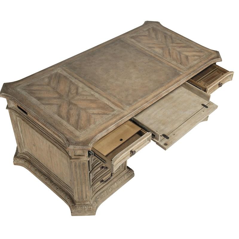 Large Picture of Hooker Furniture 5878-10563-80 Castella Executive Desk