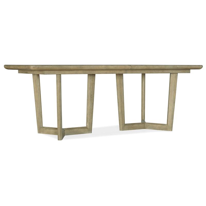 Hooker Furniture 6015-75217-80 Surfrider Rectangle Dining Table with 2-18in Leaves