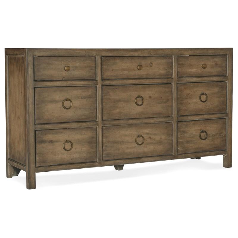 Hooker Furniture 6015-90202-89 Sundance Nine-Drawer Dresser