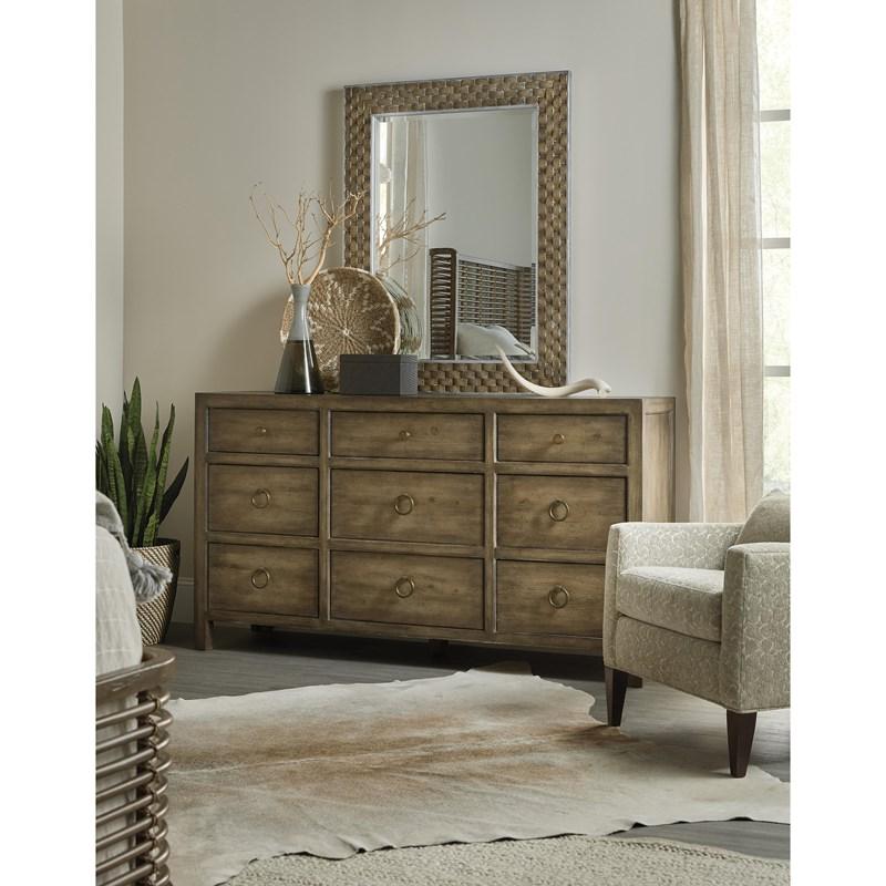 Large Picture of Hooker Furniture 6015-90202-89 Sundance Nine-Drawer Dresser