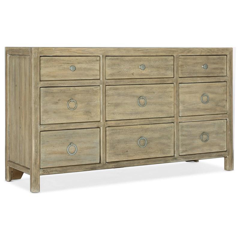 Hooker Furniture 6015-90202-80 Surfrider Nine-Drawer Dresser