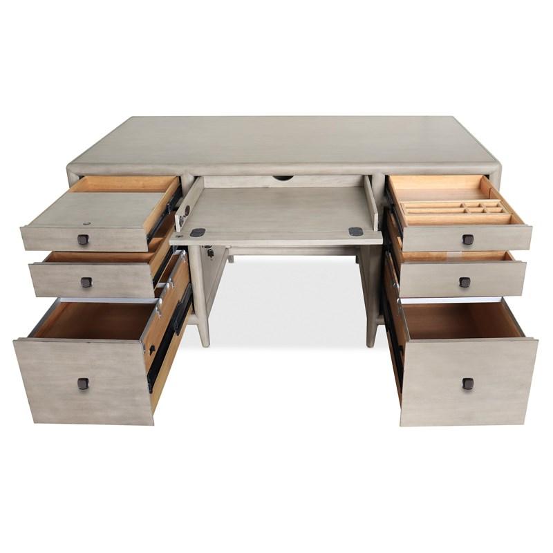 Large Picture of Hooker Furniture 5921-10660-90 Burnham Junior Executive Desk
