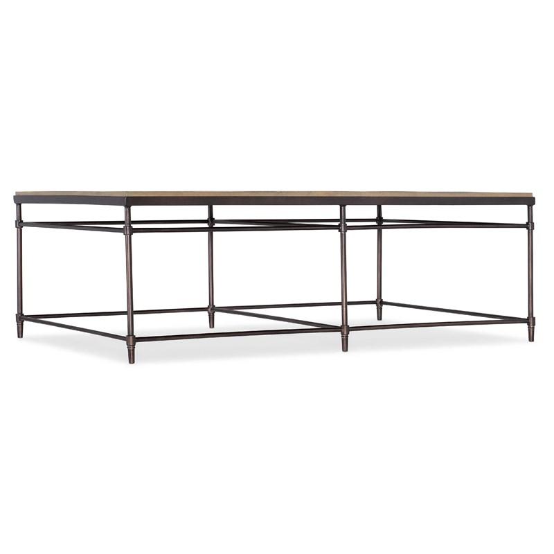 Hooker Furniture 5601-80109-LTWD St. Armand Rectangular Cocktail