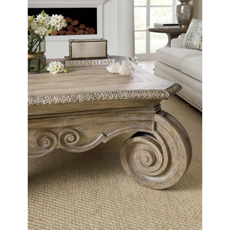 Large Picture of Hooker Furniture 5878-80112-80 Castella Square Cocktail Table