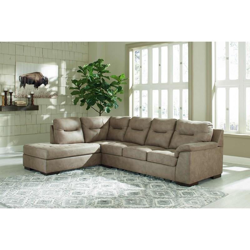 Large Picture of Signature Design by Ashley Maderla 62003S1 2 pc Sectional with Chaise