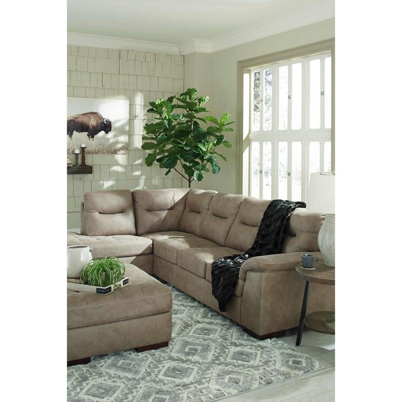 Large Picture of Signature Design by Ashley Maderla 62003S1 2 pc Sectional with Chaise