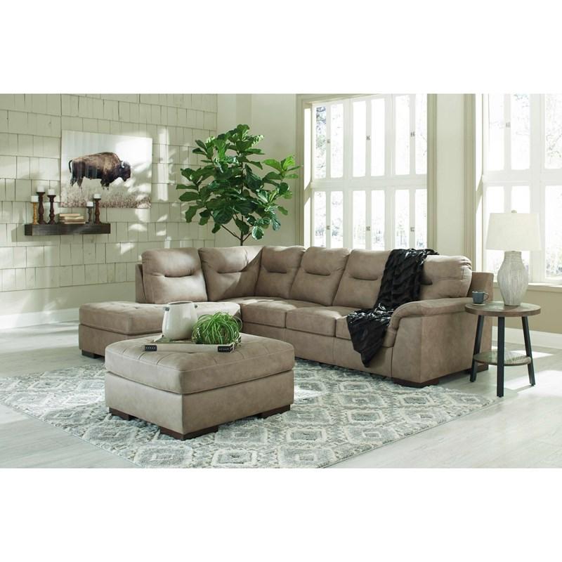 Large Picture of Signature Design by Ashley Maderla 62003S1 2 pc Sectional with Chaise