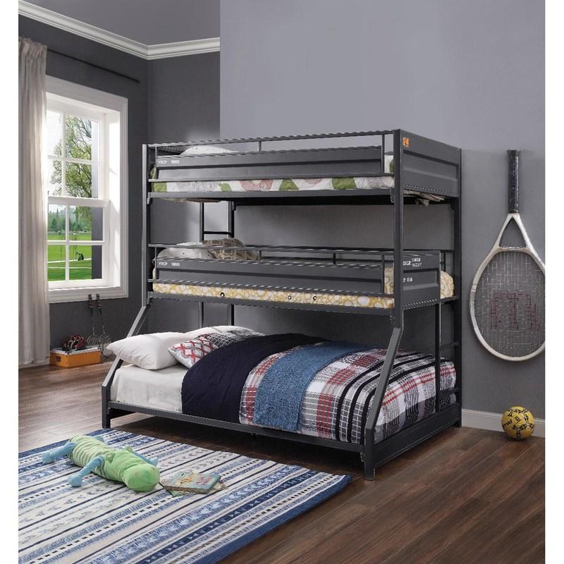 Large Picture of Acme Furniture Cargo 37995 Twin/Twin/Full Bunk Bed