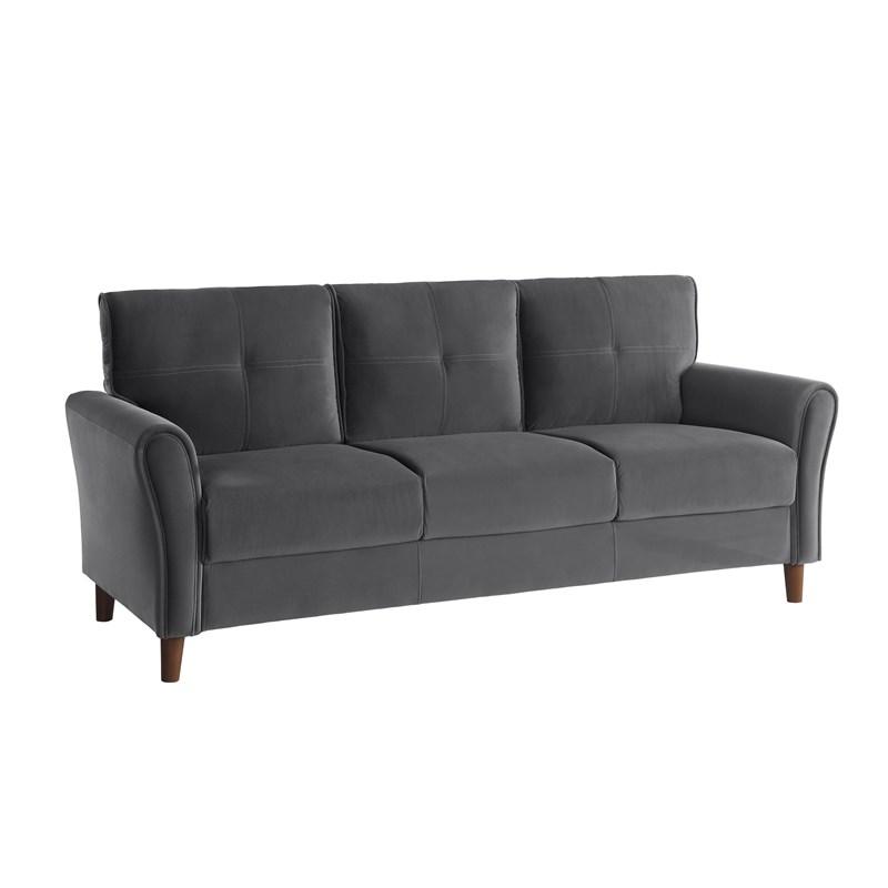 Large Picture of Homelegance Dunleith 9348GRY-3 Sofa - Grey