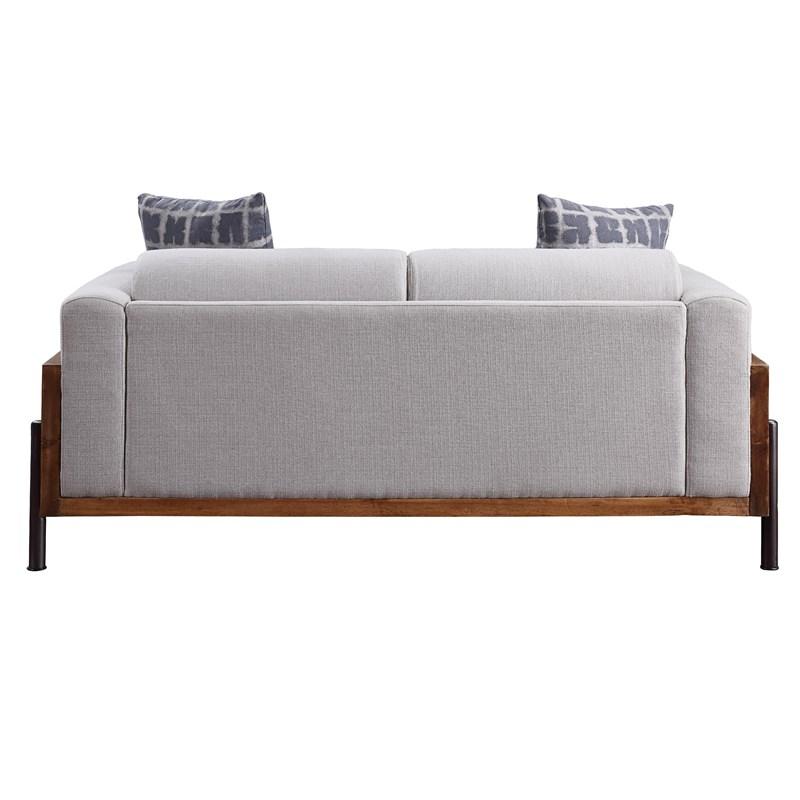 Large Picture of Acme Furniture Pelton 54891 Loveseat with 2 Pillows