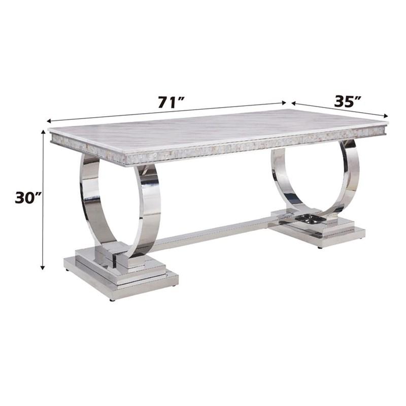 Large Picture of Acme Furniture Zander 68250 Dining Table